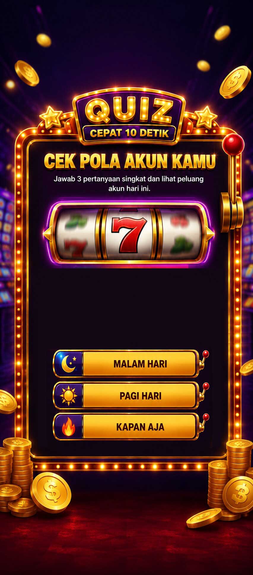 Quiz - Cek Pola Akun Kamu
