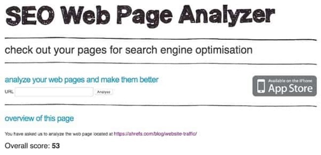 Web Page Analyzer