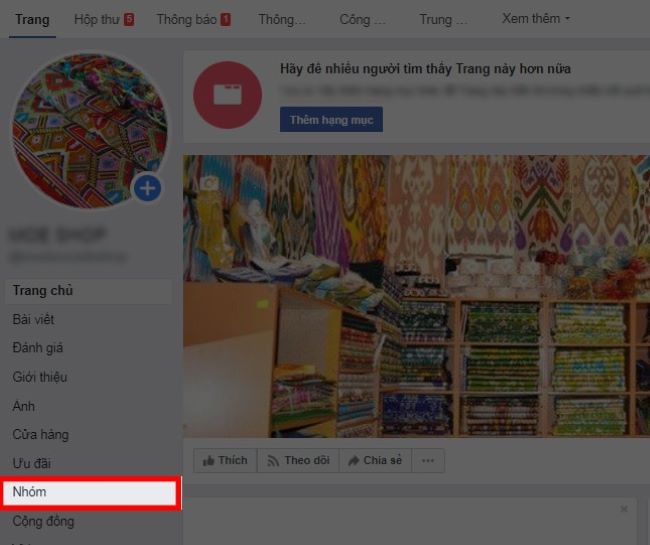 Các Bước Liên Kết Nhóm Với Fanpage Facebook